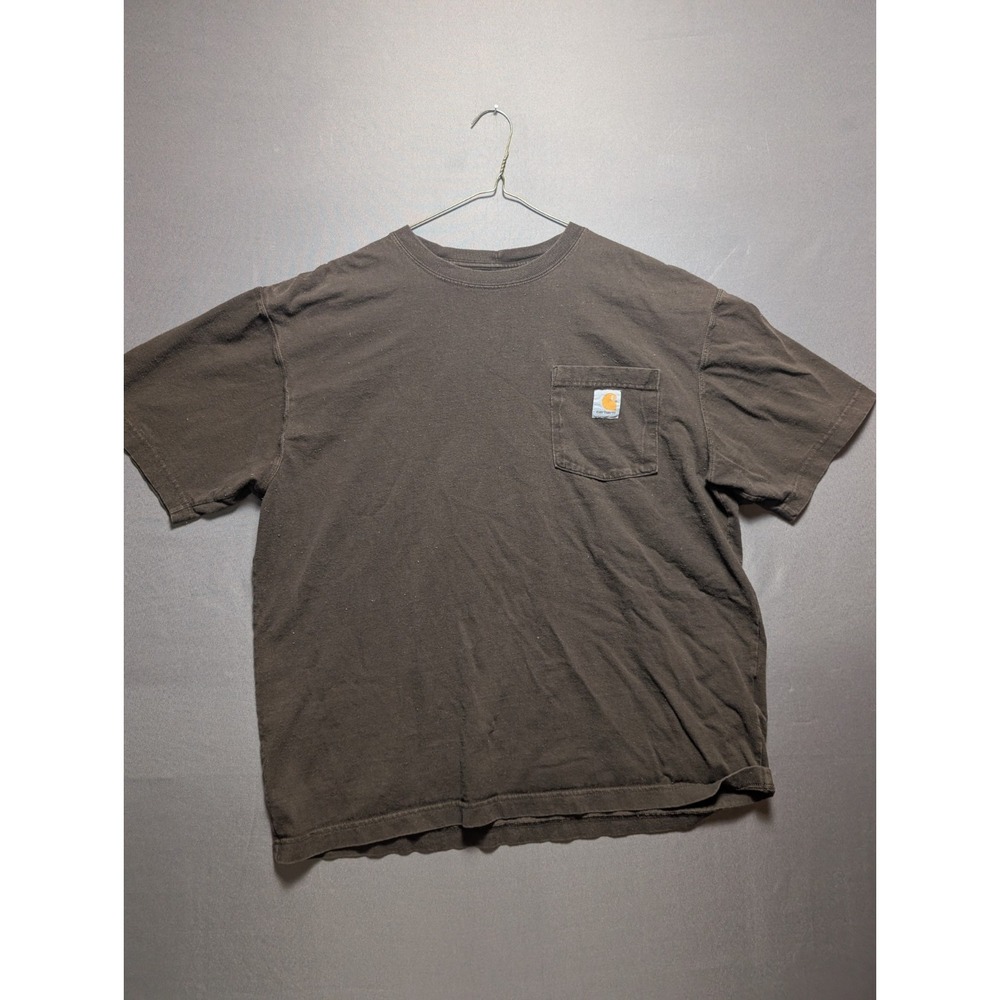 Carhartt Original Fit T Shirt Mens Medium Black Short Sleeve Pocket Workwear